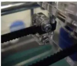 BFB RapMan 3.2 - Tensioning the X motor belt: - 5