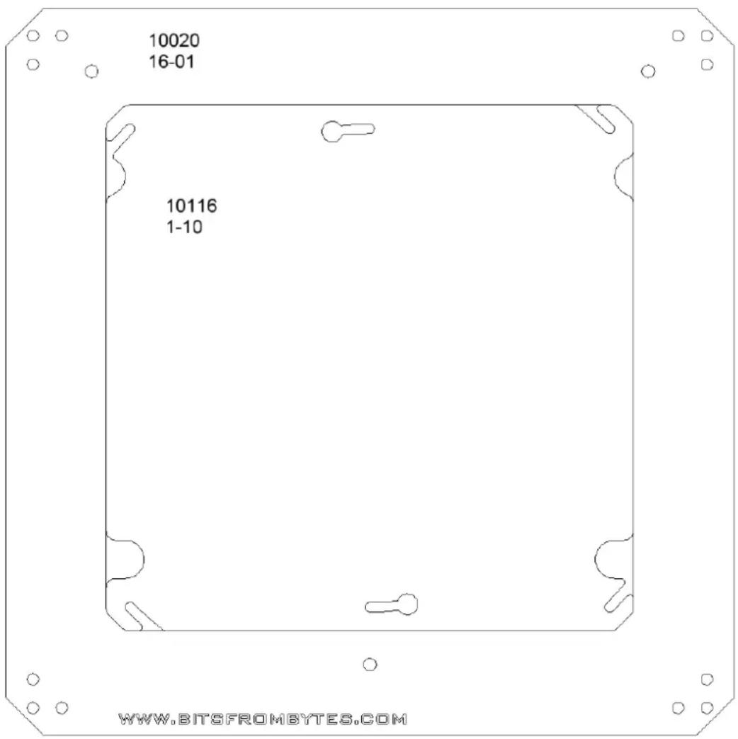 BFB RapMan 3.2 - 5mm main panel - 4