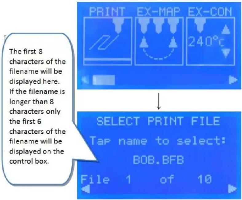 BFB 3D Touch - k. How to start a print - 1