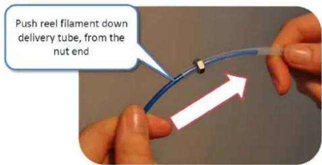 BFB 3D Touch - h. Handling snapped filament in the delivery tube - 8
