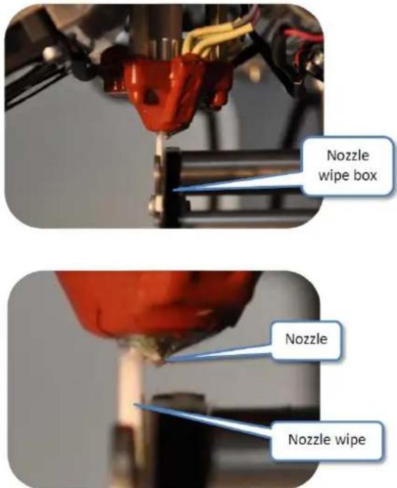 BFB 3D Touch - f. Adjusting the nozzle wipe - 1