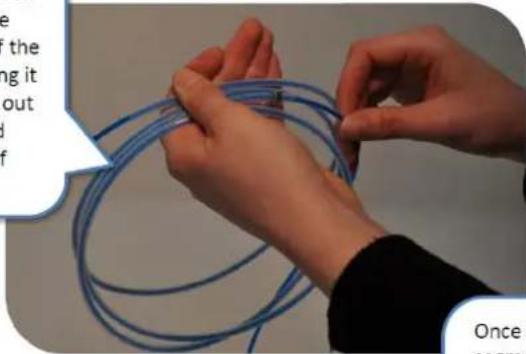 BFB 3D Touch - h. Handling snapped filament in the delivery tube - 9