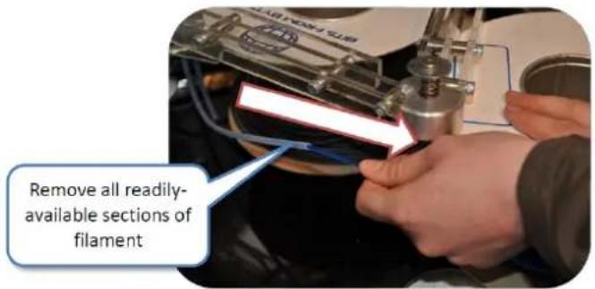 BFB 3D Touch - h. Handling snapped filament in the delivery tube - 2