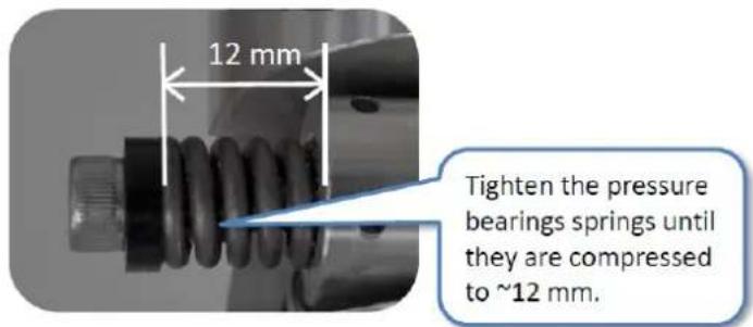 BFB 3D Touch - c. Setting the extruder pressure bearings - 3