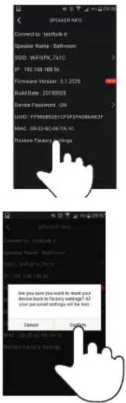 Lifebeat P61076 (MD 43061) - Resetting the device to factory settings via the app - 4