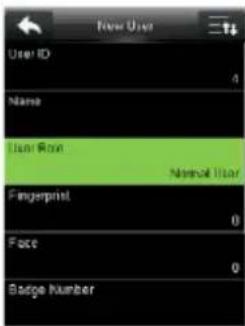 ZKTeco ProBio-ID - Adding User - 3