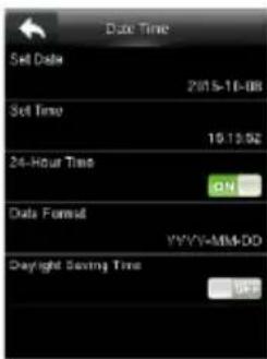 ZKTeco ProBio-ID - Date/Time Settings - 3