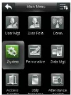 ZKTeco ProBio-ID - Date/Time Settings - 1