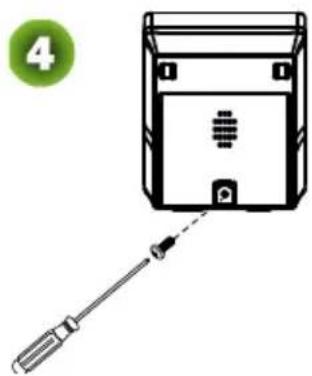 ZKTeco ProBio-ID - Mounting the Device on the Wall - 4