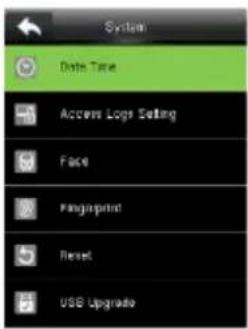 ZKTeco ProBio-ID - Date/Time Settings - 2