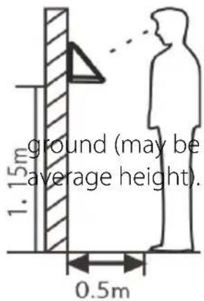 ZKTeco ProBio-ID - Recommended Standing Position - 1