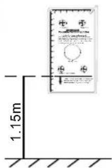 ZKTeco ProBio-ID - Mounting the Device on the Wall - 1