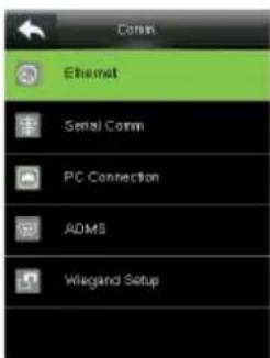 ZKTeco ProBio-ID - Ethernet Settings - 2
