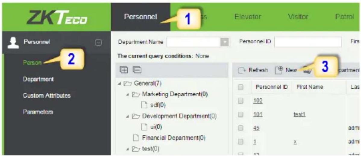 ZKTeco ProBio-ID - Enrolling Personnel - 1