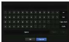 Hanwha HRX-1620 - USING VIRTUAL KEYBOARD - 1