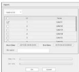 Hanwha HRX-1620 - Video Export - 1