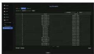 Hanwha HRX-1620 - Checking the event log - 1