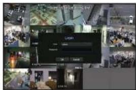 Hanwha HRX-1620 - Login - 1