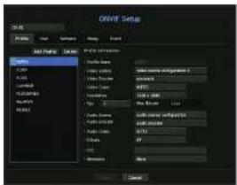 Hanwha HRX-1620 - ONVIF Setup - 1