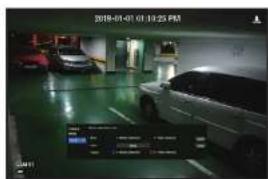 Hanwha HRX-1620 - Motion detection setup - 1