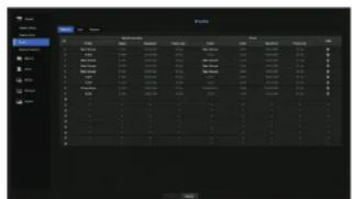 Hanwha HRX-1620 - Setting the Recording Profile - 1