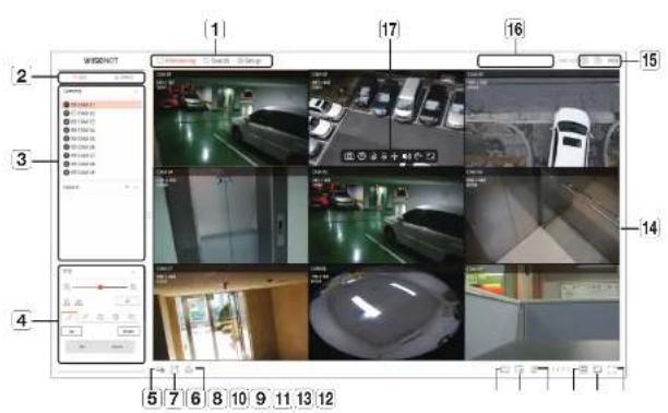 Hanwha HRX-1620 - LIVE VIEWER - 1