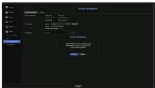Hanwha HRX-1620 - menu setuo - 1