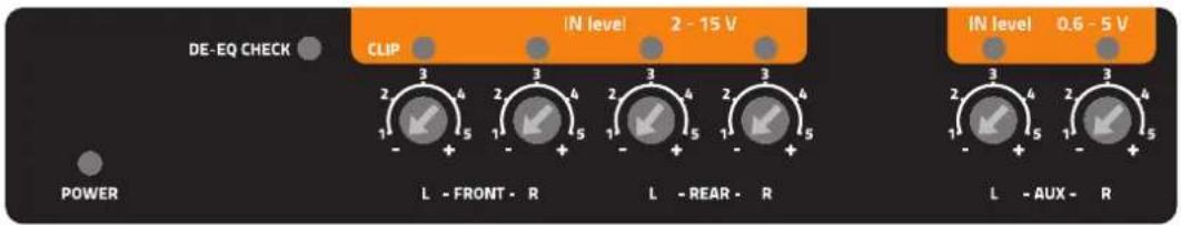 Hertz H8 DSP - Connect the head unit speaker outputs to the H8 DSP high-level input (see 4.2). - 1