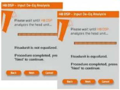 Hertz H8 DSP - Equalization analysis: source setting. - 2