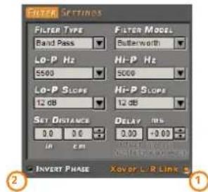 Hertz H8 DSP - FILTER SETTINGS - 2