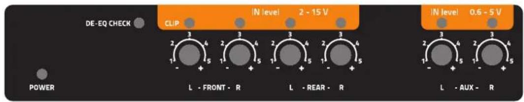 Hertz H8 DSP - HOW TO CALIBRATE THE MASTER FRONT-REAR INPUT SENSITIVITY - 1