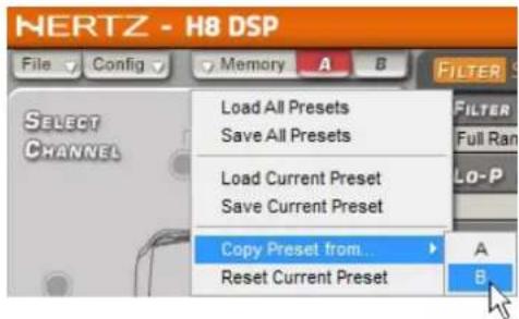 Hertz H8 DSP - MEMORY 11 - 1