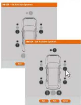 Hertz H8 DSP - Integrated speakers selection - 1