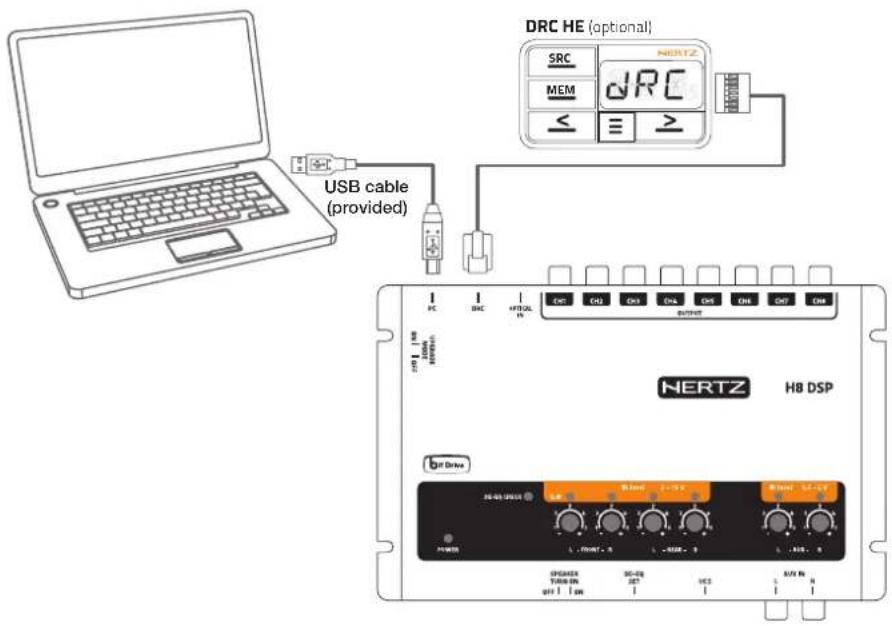 Hertz H8 DSP - PERSONAL COMPUTER AND DIGITAL REMOTE CONTROL (DRC) - 1