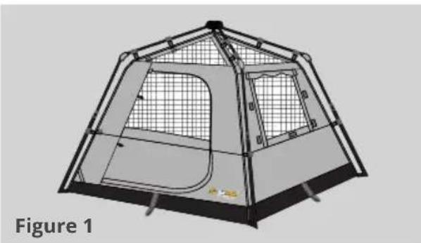 OZtrail Fast Frame Cruiser 300 - STEP 4: EXTEND THE TELESCOPING LEGS - 1