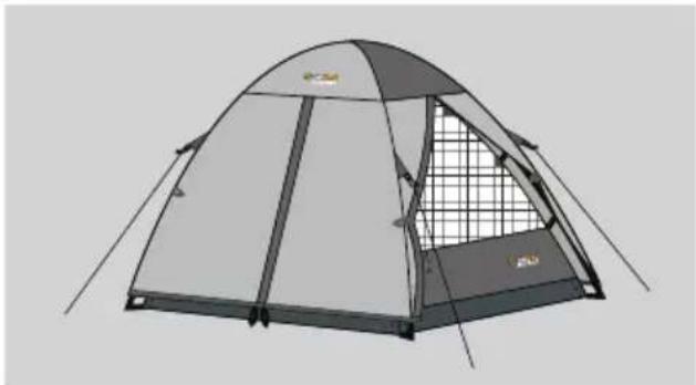 OZtrail Classic Crossbreeze 3 - PLEASE NOTE - 2