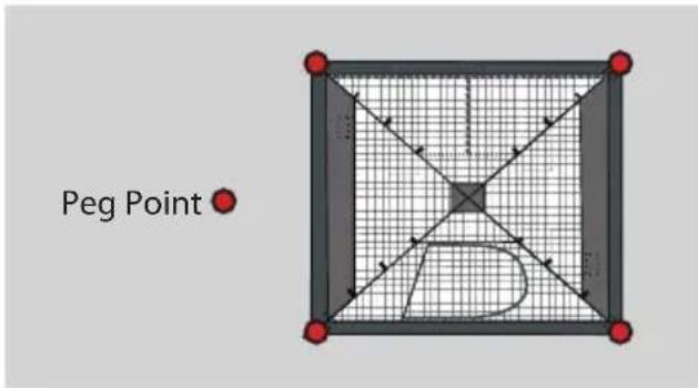 OZtrail Classic Crossbreeze 3 - Step 3 Peg down the tent - 1