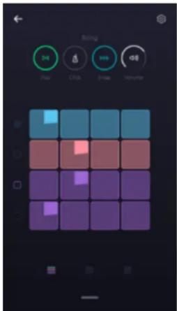 ROLI Lightpad Block - Produce: Song View - 1