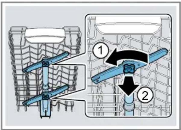 BOSCH SPU4HKS53E - Sprüharme reinigen - 1