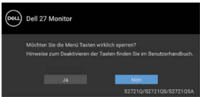 DELL S Series S2721QS - HINWEIS: Die Meldung könnte je nach angeschlossenem Eingangssignal leicht unterschiedlich sein. - 8