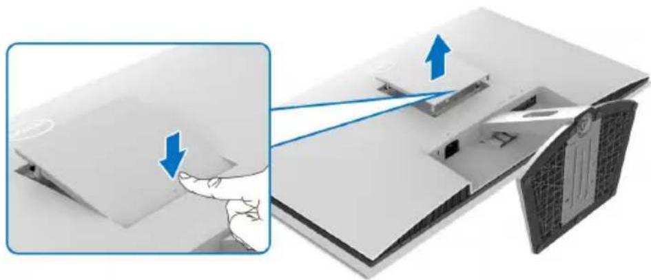 DELL S Series S2721QS - Entfernen des Monitorständers - S2721Q - 3