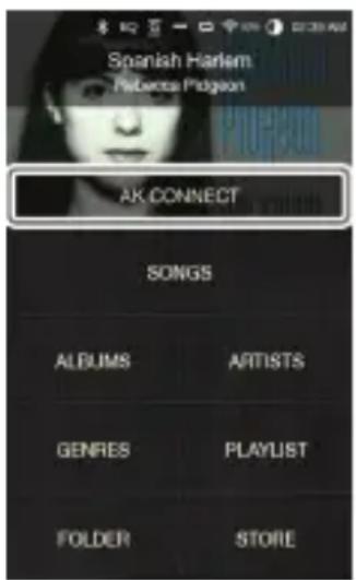 Astell&Kern AK300 - Connecting to the AK Connect Server - 1