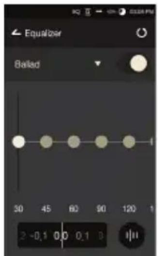 Astell&Kern AK300 - Resetting the Equalizer - 1