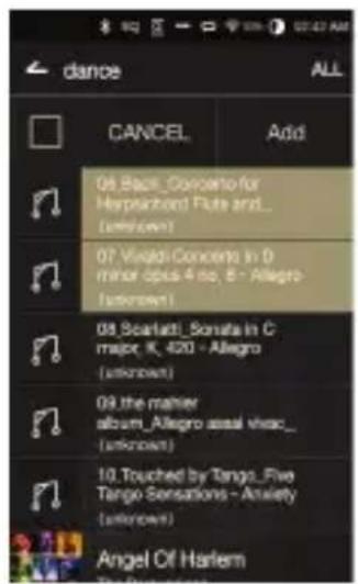 Astell&Kern AK300 - Adding a Song to a Playlist - 1
