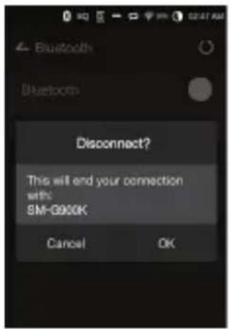 Astell&Kern AK300 - Terminating a Bluetooth Connection - 1