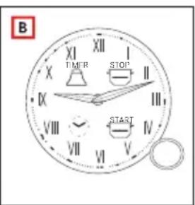 B XIXI XII I TIMER STOP Ⅱ Ⅲ Ⅳ VIII VII VI V VIII VII V VIII VII