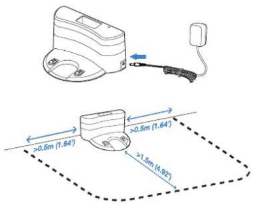 ECOVACS Deebot U2 Pro - Funcionamiento y programación/2.3 Carga del DEEBOT - 1