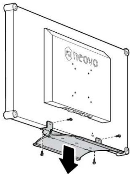 AG Neovo RX-24G - Fuß abnehmen - 1