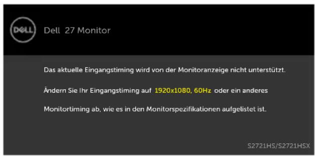 DELL S Series S2421HS - Warnmeldungen - 2