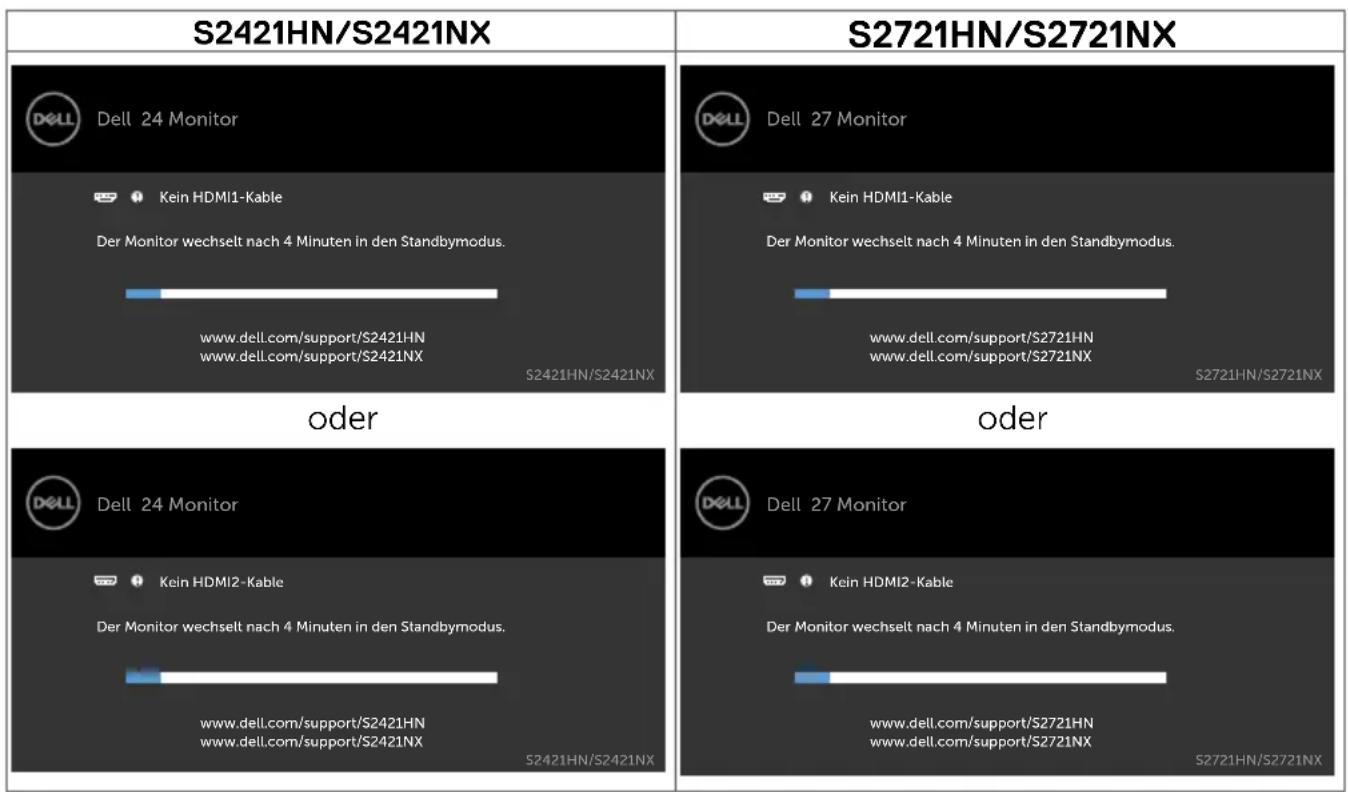DELL S Series S2421NX - OSD-Warnmeldungen - 11